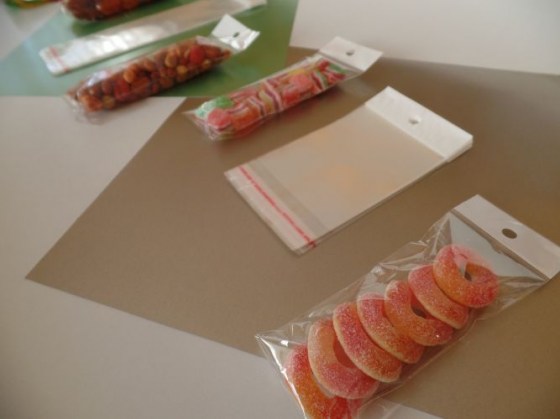 bolsa de celofan con cinta